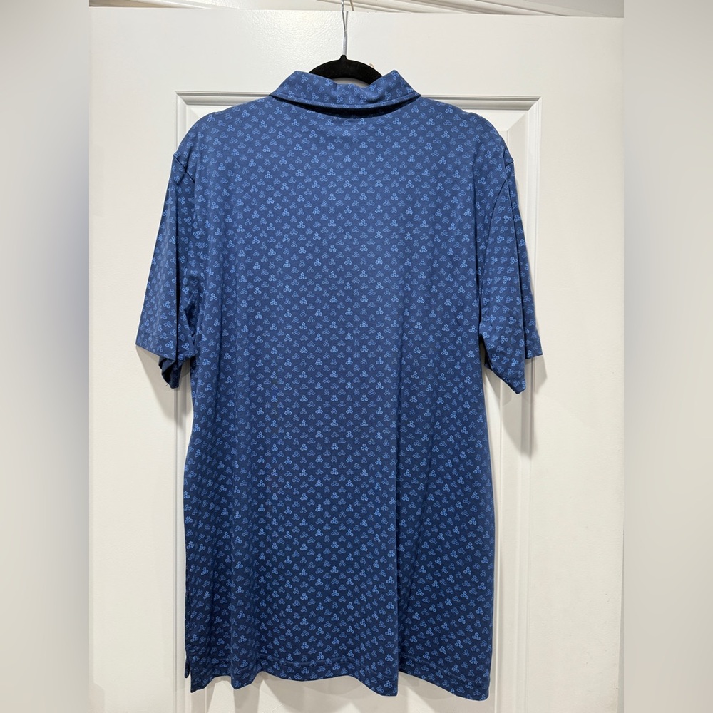 Peter Millar Blue Polo. NWT - Picture 2 of 3